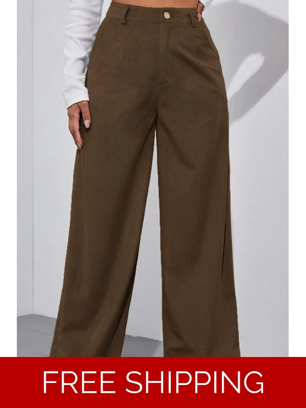 Straight Leg High Waist Pants